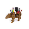 000990 - BEAR (brown) desk organiser - Hobbycity.gr - EWA ECO-WOOD-ART