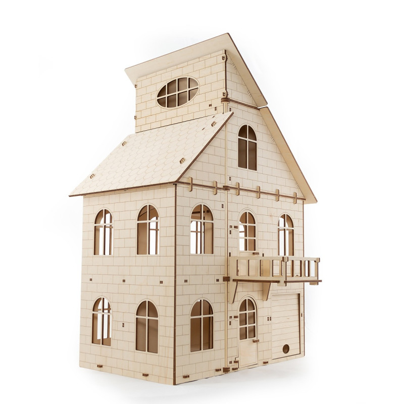 001041 - DOLL HOUSE - Hobbycity.gr - EWA ECO-WOOD-ART