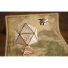 001379 - Icosahedral Globe (Μαύρο) - Hobbycity.gr - EWA ECO-WOOD-ART