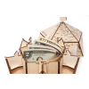 001386 - Icosahedral Globe (Μπλέ) - Hobbycity.gr - EWA ECO-WOOD-ART