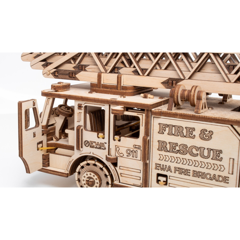 001409 - Πυροσβεστικό Οχημα - Hobbycity.gr - EWA ECO-WOOD-ART