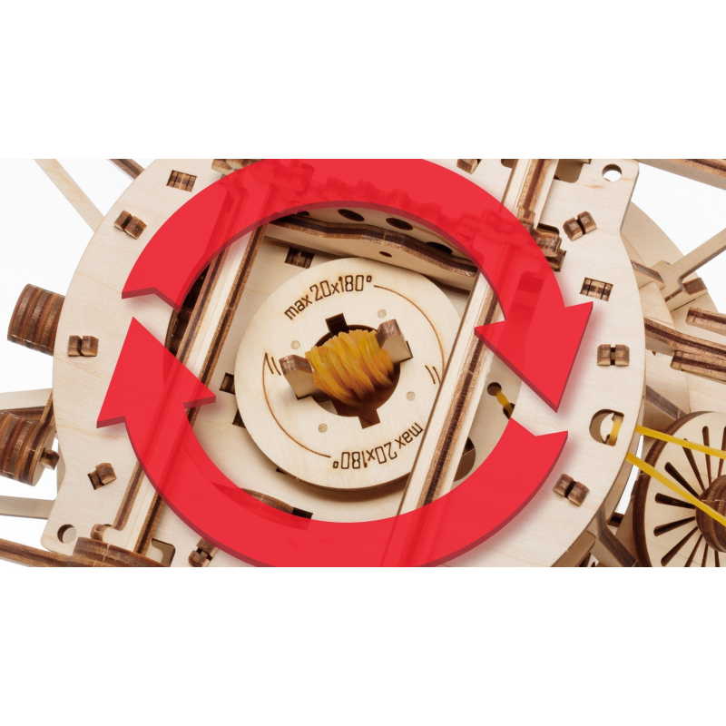 001492 - Σεληνιακό όχημα Κουρδιστό με Κίνηση - Hobbycity.gr - EWA ECO-WOOD-ART