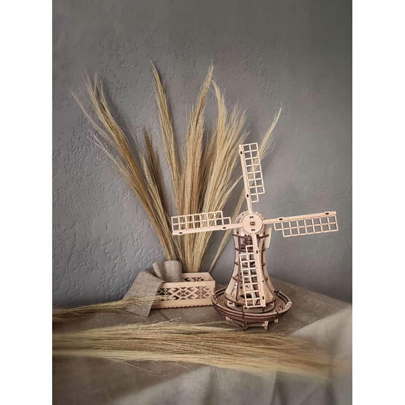 002130 - Windmill - Hobbycity.gr - EWA ECO-WOOD-ART
