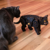 002598 - Black Cat με Κίνηση - Hobbycity.gr - EWA ECO-WOOD-ART