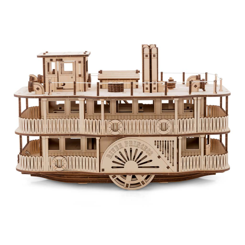 003397 - Paddle Steamer “River princess” - Hobbycity.gr - EWA ECO-WOOD-ART