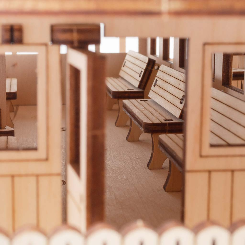 003397 - Paddle Steamer “River princess” - Hobbycity.gr - EWA ECO-WOOD-ART