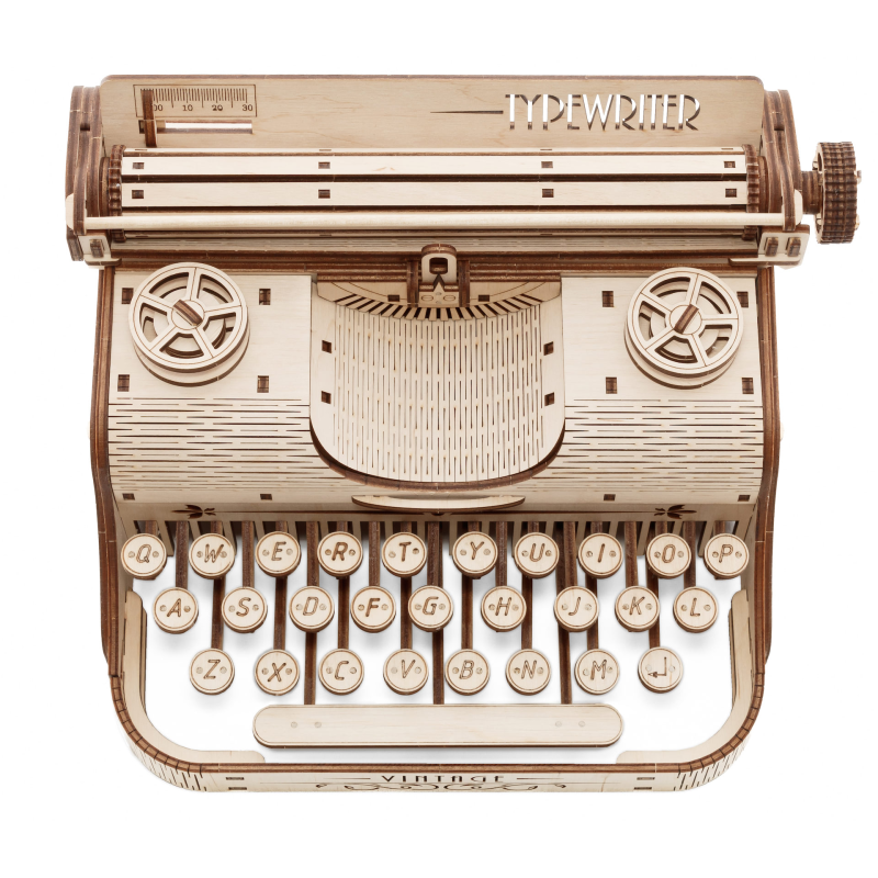003465 - Typewriter - Hobbycity.gr - EWA ECO-WOOD-ART