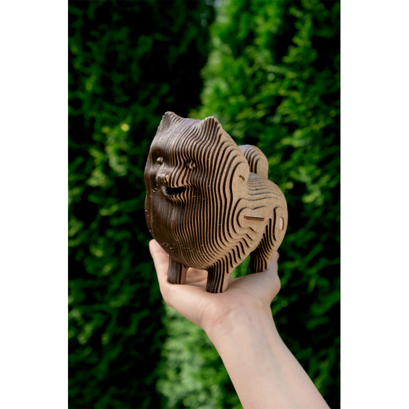 003786 - Κουμπαράς Κουτάβι - Hobbycity.gr - EWA ECO-WOOD-ART