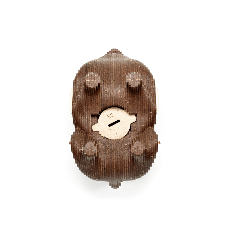 003786 - Κουμπαράς Κουτάβι - Hobbycity.gr - EWA ECO-WOOD-ART