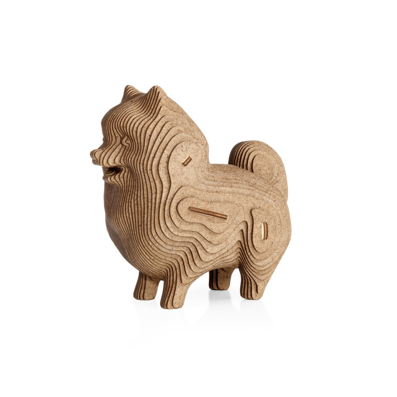 003786 - Κουμπαράς Κουτάβι - Hobbycity.gr - EWA ECO-WOOD-ART