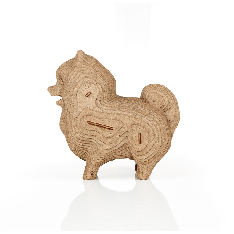 003786 - Κουμπαράς Κουτάβι - Hobbycity.gr - EWA ECO-WOOD-ART