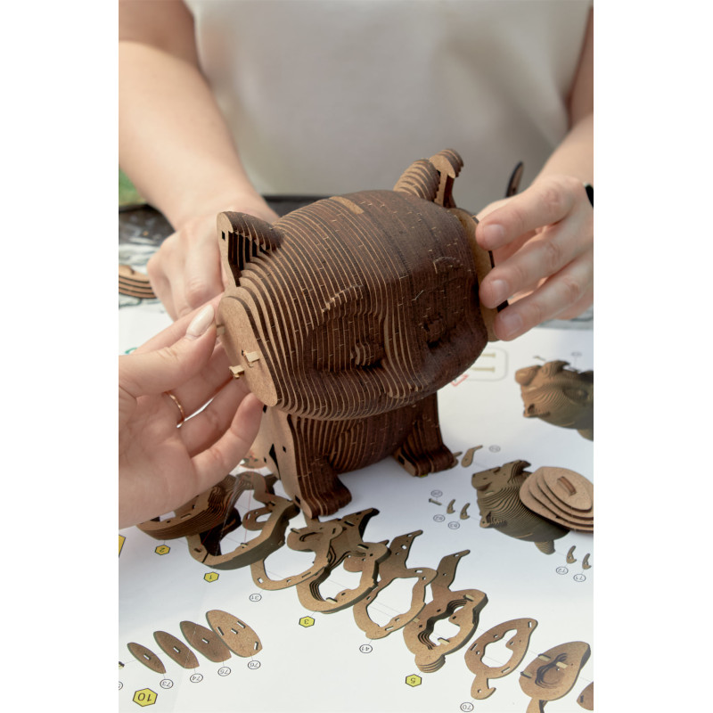 003793 - Κουμπαράς Γάτα - Hobbycity.gr - EWA ECO-WOOD-ART