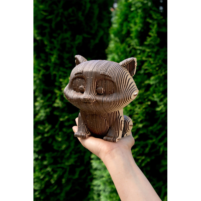 003793 - Κουμπαράς Γάτα - Hobbycity.gr - EWA ECO-WOOD-ART