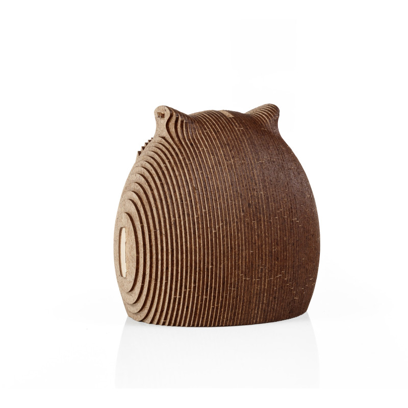 003809 - Κουμπαράς Κουκουβάγια - Hobbycity.gr - EWA ECO-WOOD-ART