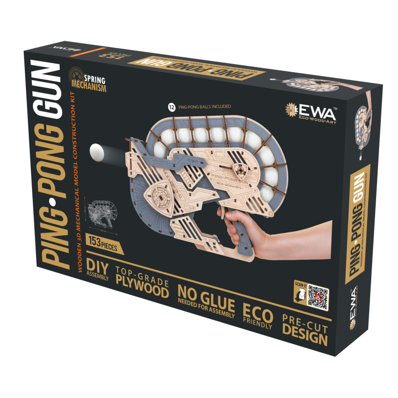 004189 - Ping-Pong Gun - Hobbycity.gr - EWA ECO-WOOD-ART