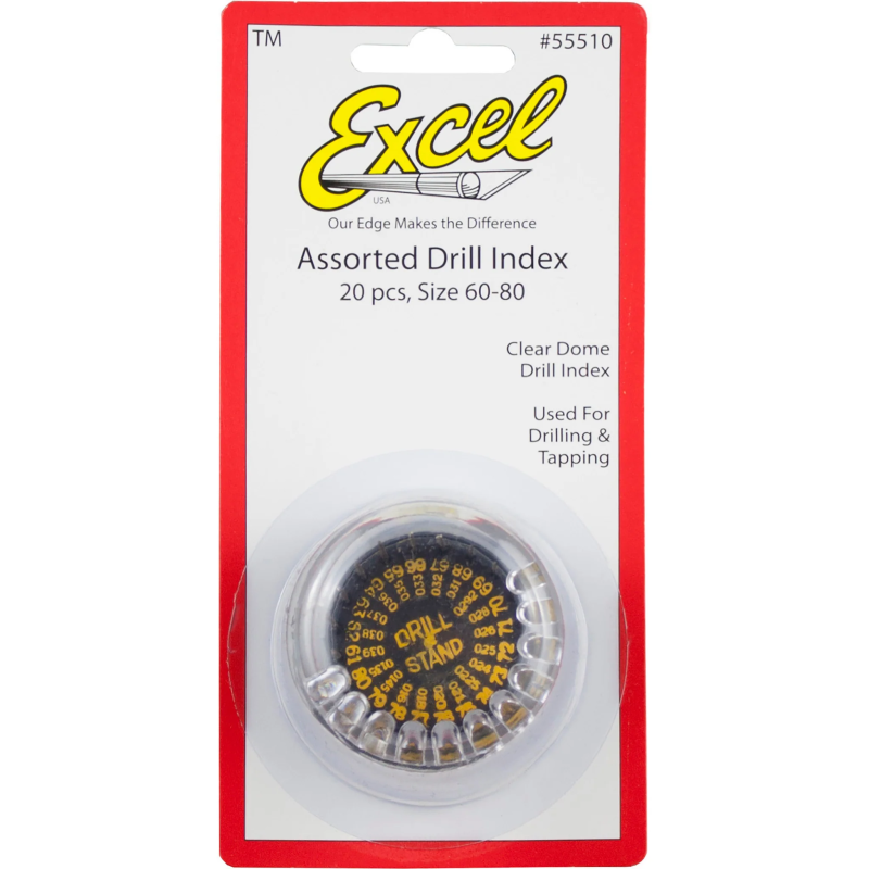 EX55510 - Set τρυπανιών 20 τεμαχίων 61-80 - Hobbycity.gr - Excel