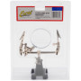 Magnifying glass with clamps