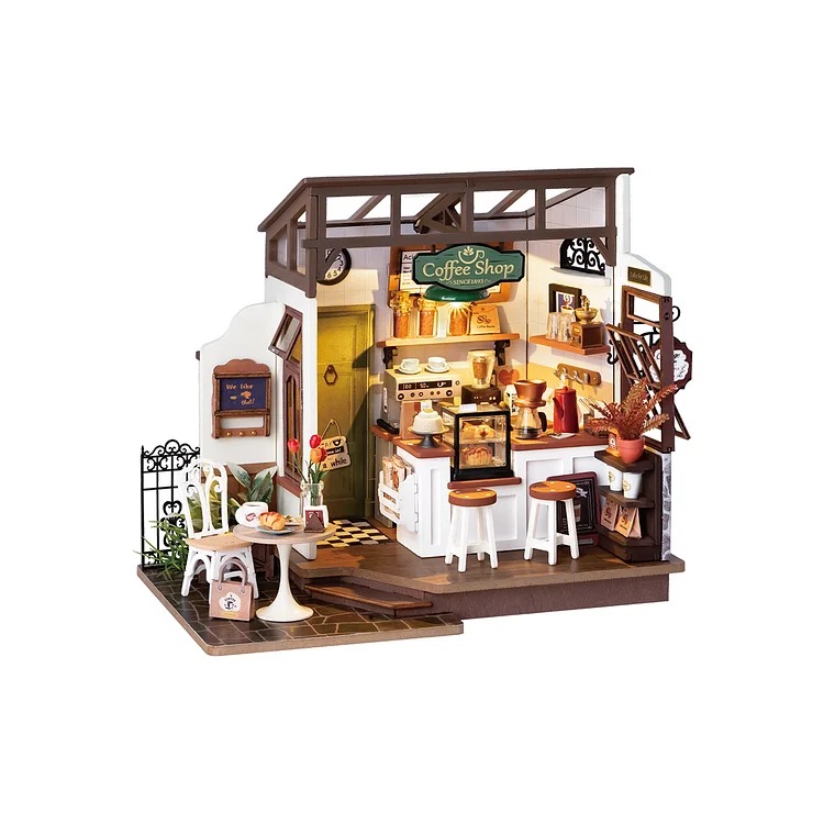 DG162 - Slow Life Café με φωτισμό - Hobbycity.gr - RoLife