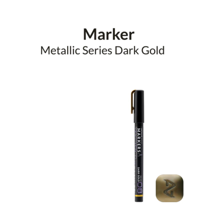 1 x Μαρκαδόρος Μεταλλικού Χρώματος Dark Gold
