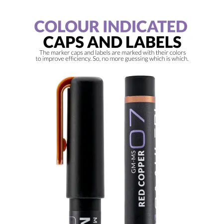 Μαρκαδόρος Μεταλλικού Χρώματος Red Copper  (2 τμχ)