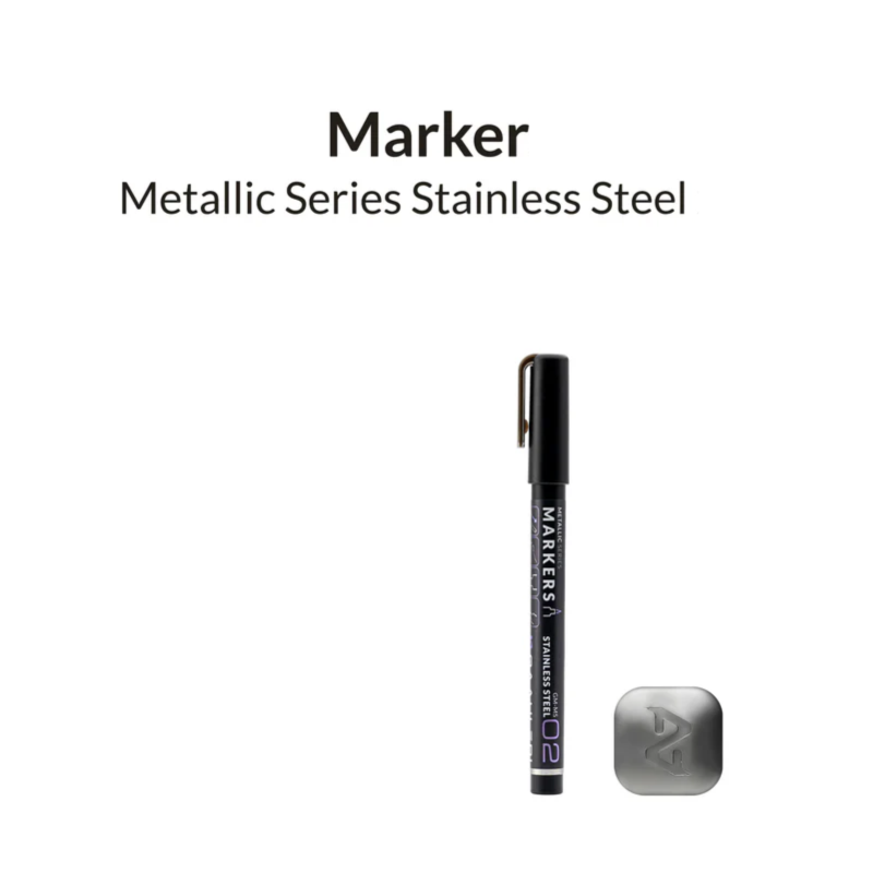 41406 - 1 x Μαρκαδόρος Μεταλλικού Χρώματος Stainless Steel - Hobbycity.gr - Gaahleri