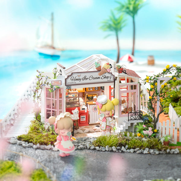 DG148 - Honey Ice-cream Shop με Φωτισμό - Hobbycity.gr - RoLife