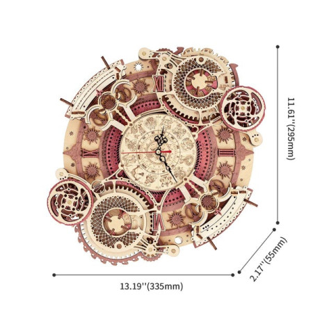 Zodiac Wall Clock ~ Ρολόι και Ημερολόγιο