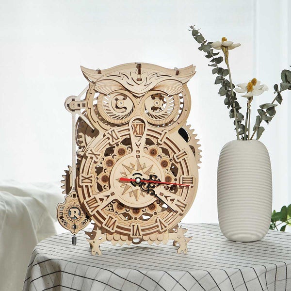LK503 - Owl Clock με μπαταρία - Hobbycity.gr - Rokr