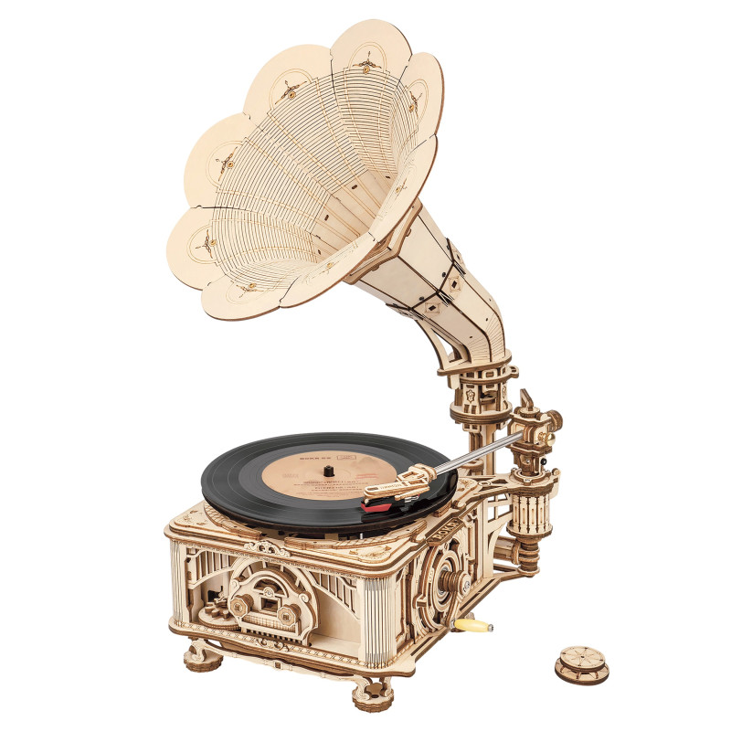 LKB01D - Classical Gramophone (Ηλεκτρική και Χειροκίνητη Λειτουργία Περιστροφής) - Hobbycity.gr - Rokr