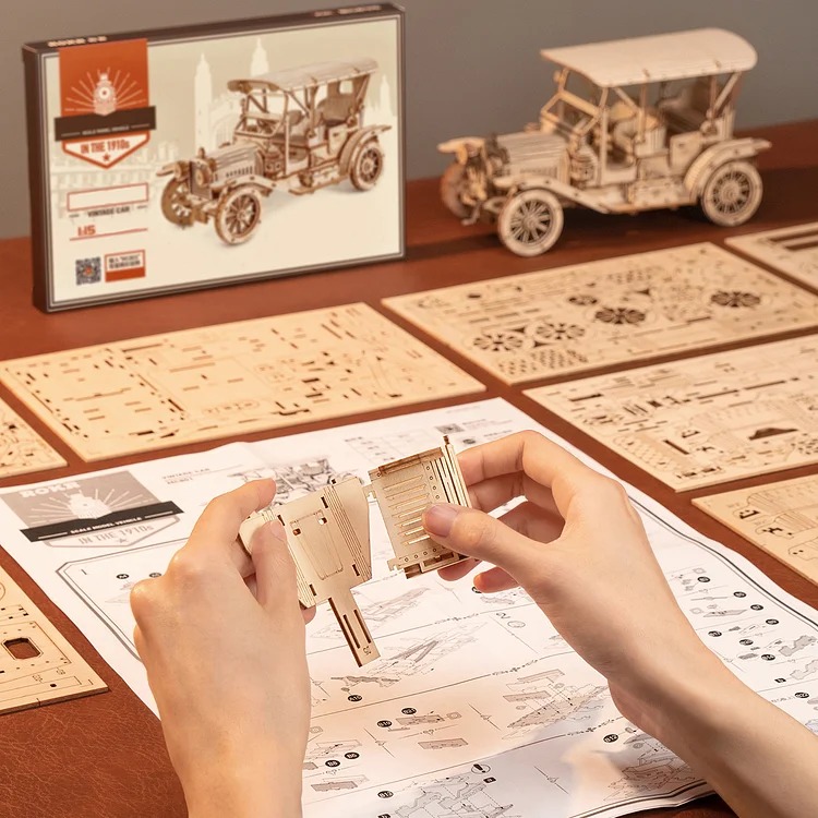 MC801 - Vintage Car σε Κλίμακα 1:15 - Hobbycity.gr - Rokr