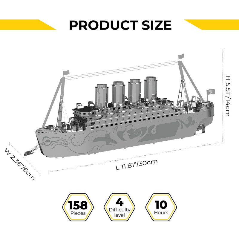 MT044 - Titanic - Hobbycity.gr - Metal Time