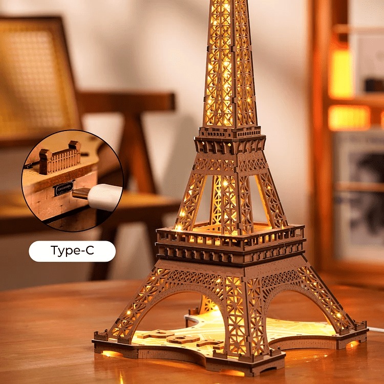 TGL01 - Night of the Eiffel Tower ~ Φωτιστικό - Hobbycity.gr - RoLife