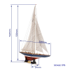 12013 - Endeavour Yacht Model - 1934 America’s Cup - Hobbycity.gr - OcCre
