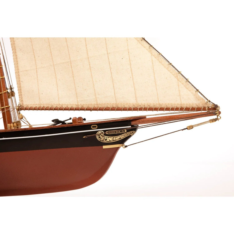 12014 - America 1851 Yacht Model Kit – America’s Cup - Hobbycity.gr - Occre