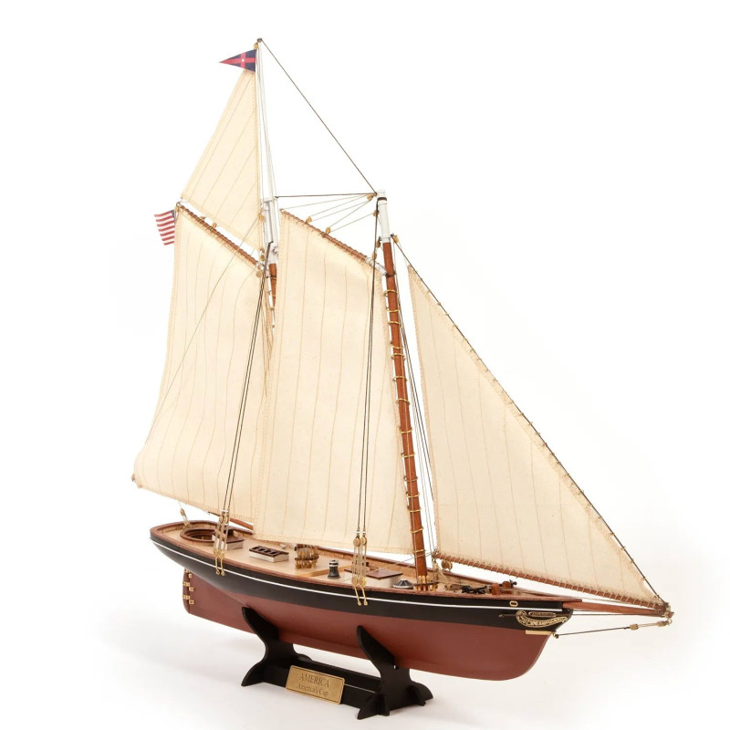 12014 - America 1851 Yacht Model Kit – America’s Cup - Hobbycity.gr - Occre