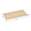 19162 - Βάση από μασίφ ξύλο Δρυός 250 x 120 mm - Hobbycity.gr - OcCre