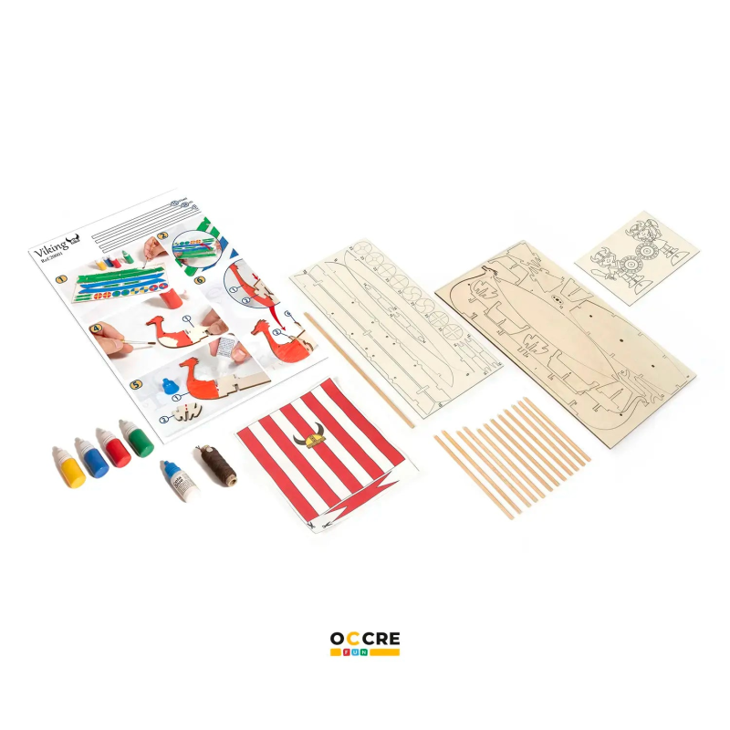 20001 - Viking Ship Craft for Kids - Hobbycity.gr - Occre