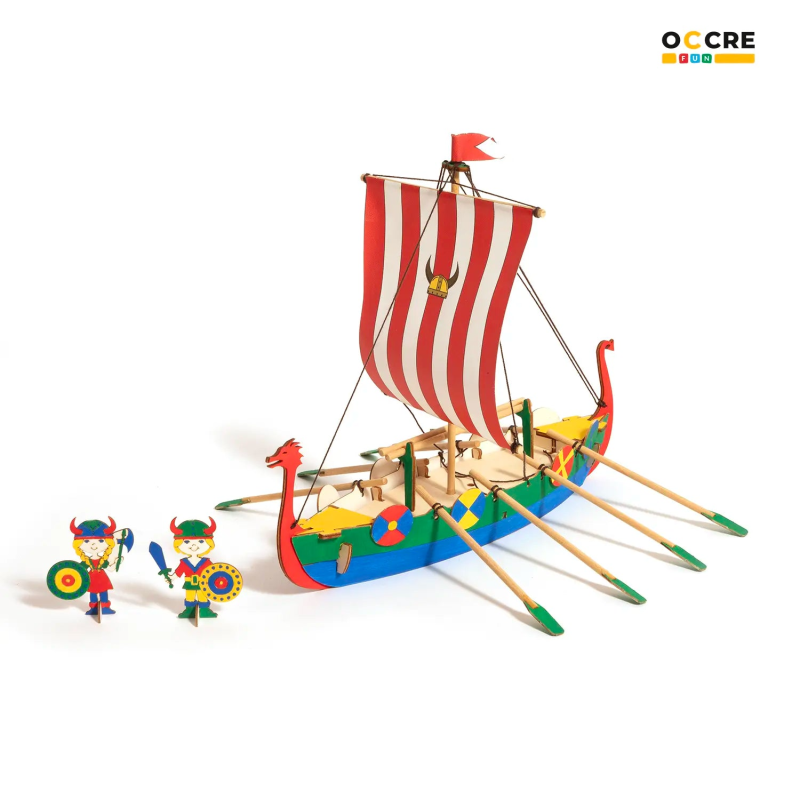 20001 - Viking Ship Craft for Kids - Hobbycity.gr - Occre