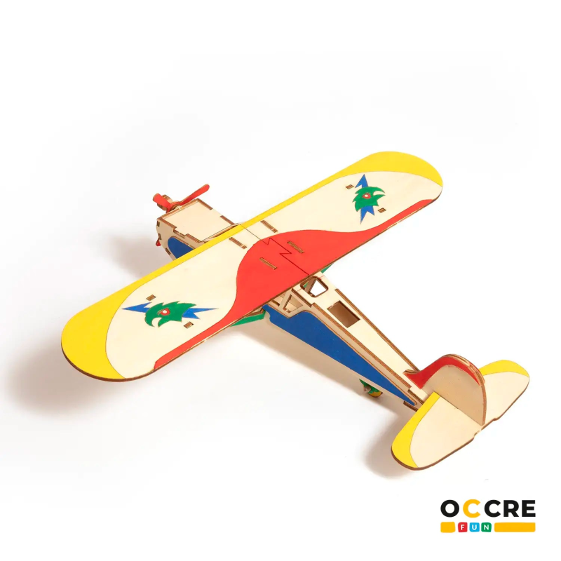 20002 - Falcon Airplane Model for Kids - Hobbycity.gr - EWA ECO-WOOD-ART