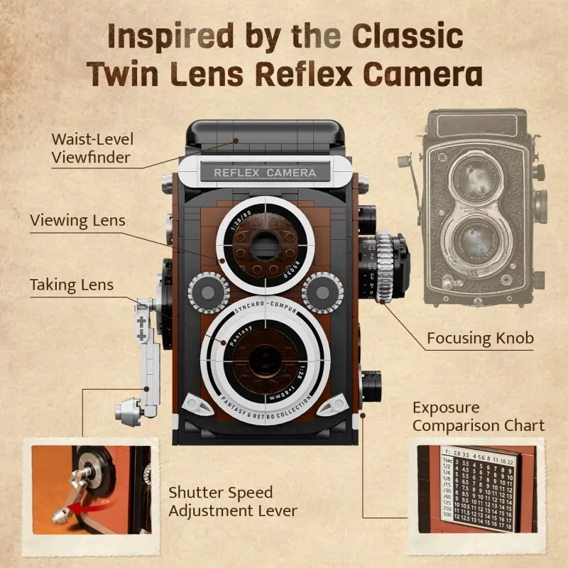 85050 - Twin Lens Reflex Camera - Hobbycity.gr - PANTASY