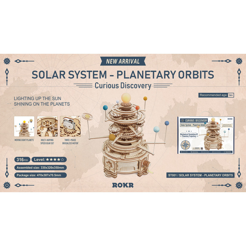 ST001 - Mechanical Orrery - Hobbycity.gr - Rokr