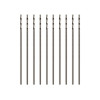 Precision HSS Drill Bits 0.6mm (Pack of 10)