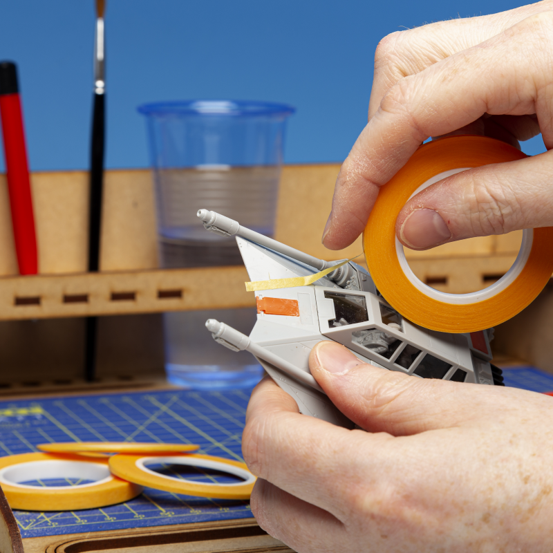 PMA1236 - Masking Tape Σετ 4 κολλητικών ταινιών (1, 2, 3 & 6 mm) - Hobbycity.gr - Model Craft