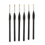 Fine Quality Synthetic Brush Set x6