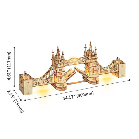 Tower Bridge με Φωτισμό