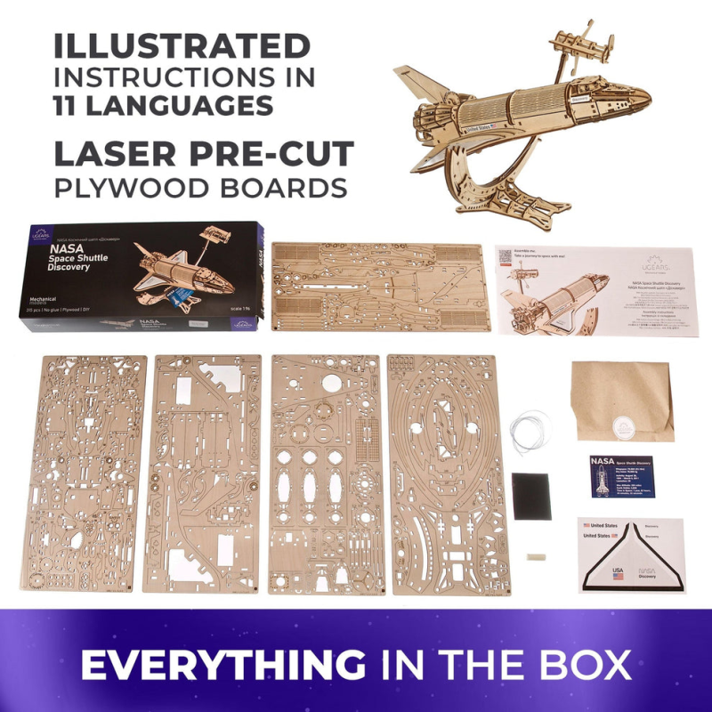 70227 - NASA Space Shuttle Discovery - Hobbycity.gr - UGEARS