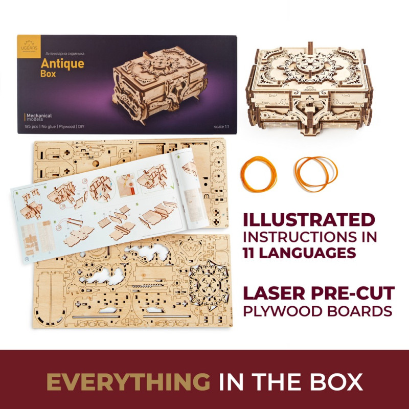 70089 - Antique Box - Hobbycity.gr - UGEARS