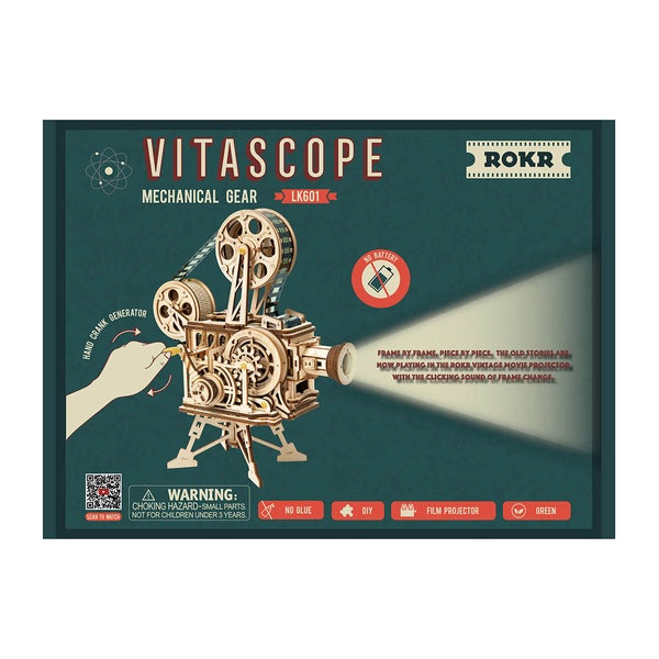 LK601 - Vitascope (Κινηματογραφικός Προβολέας Ασπρόμαυρου Φίλμ) - Hobbycity.gr - Rokr