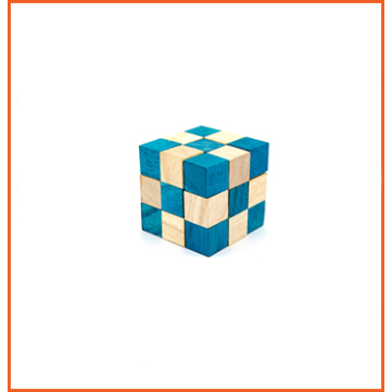 SNAKE CUBE Small Blue