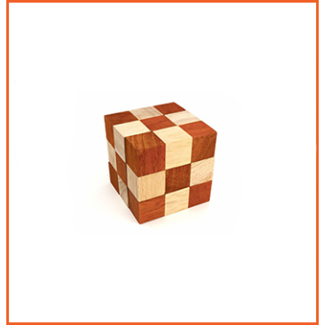 SNAKE CUBE Small Orange